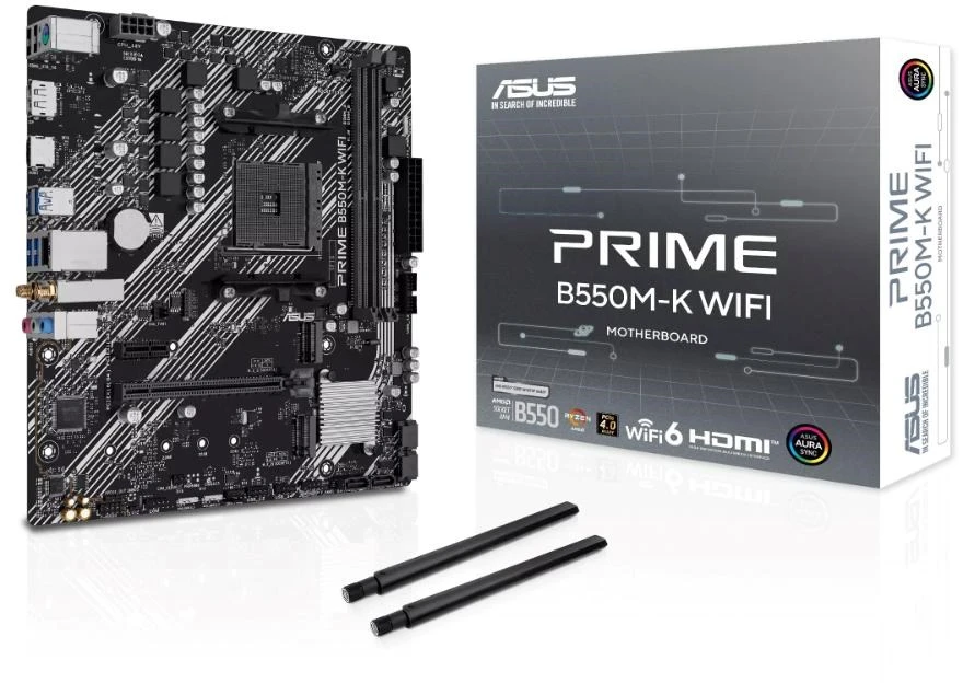 pagrindinė plokštė Asus PRIME B550M-K WIFI