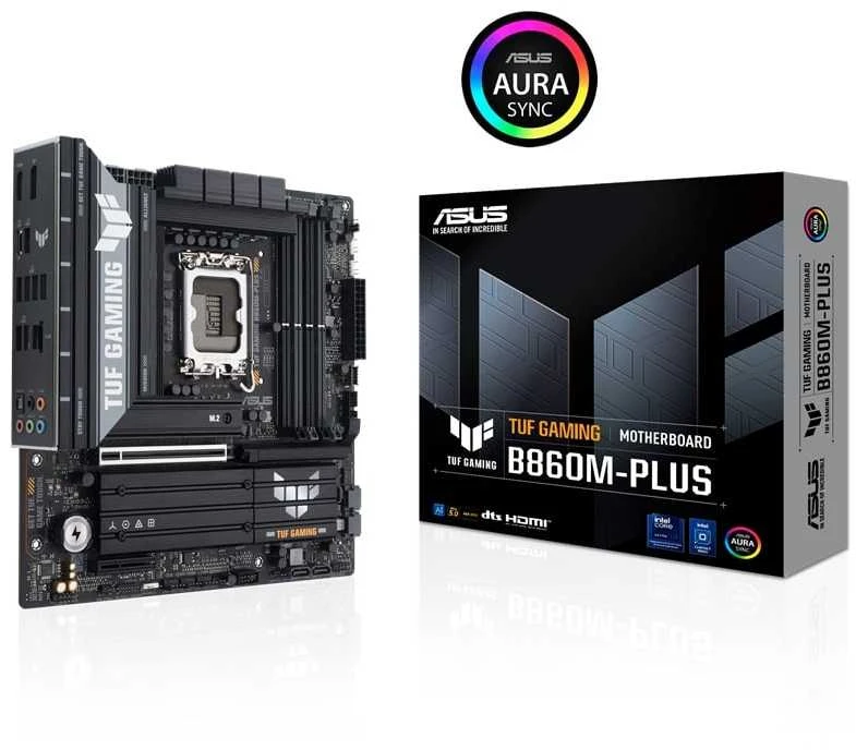 Pagrindinė plokštė ASUS TUF GAMING B860M-PLUS