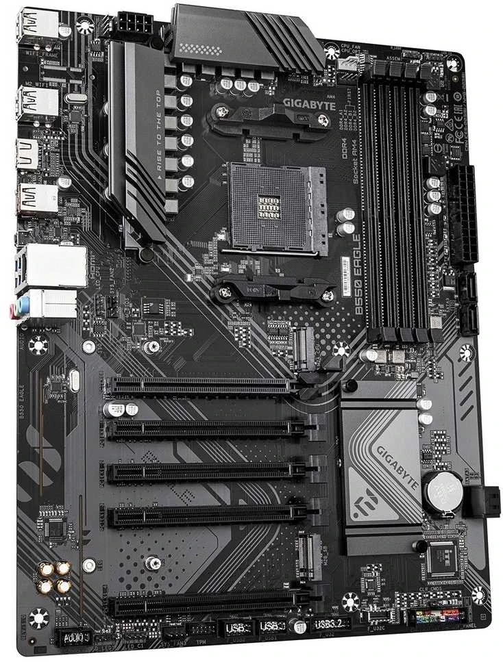 Pagrindinė plokštė GIGABYTE B550 EAGLE AM4 MB 4xDDR4 4xSATA 2xM.2