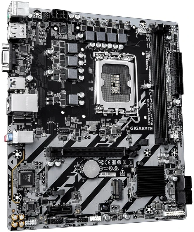 Pagrindinė plokštė „Gigabyte H810M S2H GEN5“ | Procesorių šeima „Intel“ | Procesoriaus lizdas LGA1851 | DDR5 | Palaikomos standžiojo disko sąsajos SATA, M.2 | SATA jungčių skaičius: 4