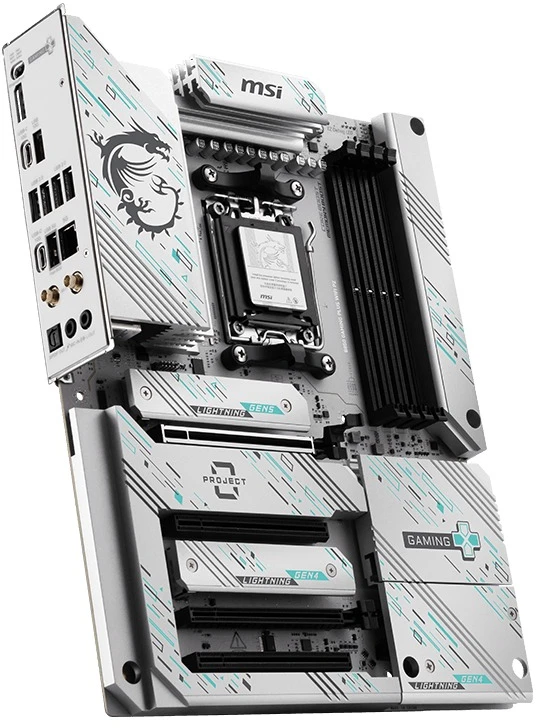 Pagrindinė plokštė MSI B850 GAMING PLUS WIFI PZ | Procesorių šeima AMD B850 | Procesoriaus lizdas AM5 | DDR5 | Palaikomos standžiojo disko sąsajos SATA, M.2 | SATA jungčių skaičius 4