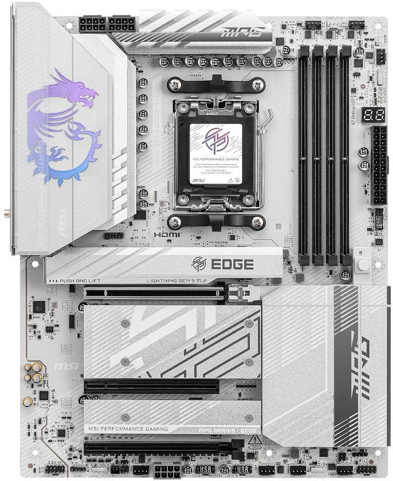 Pagrindinė plokštė MSI MPG B850 EDGE TI WIFI