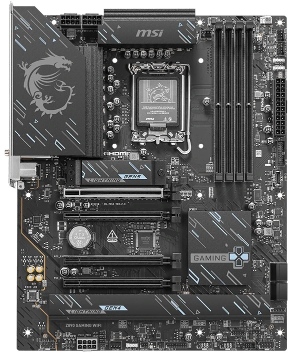 MSI Z890 GAMING WIFI pagrindinė plokštė