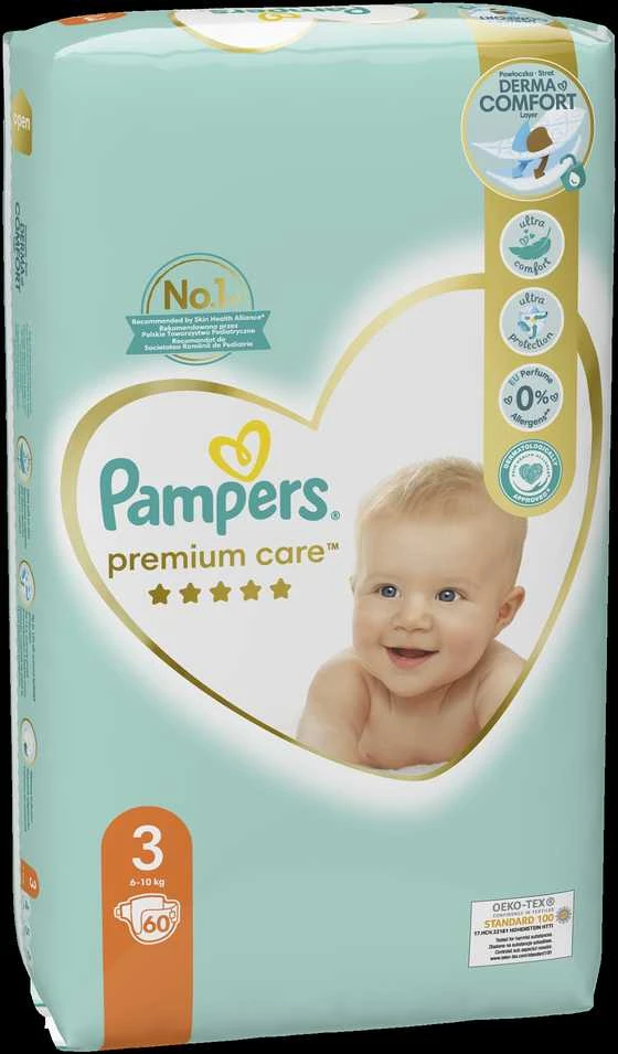 Pampers Premium Care 3 60 vnt
