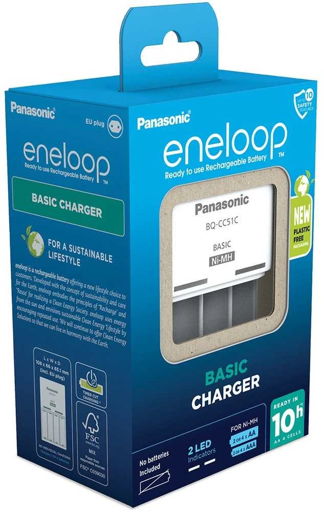 Kroviklis Panasonic ENELOOP BQ-CC51E, 10 val