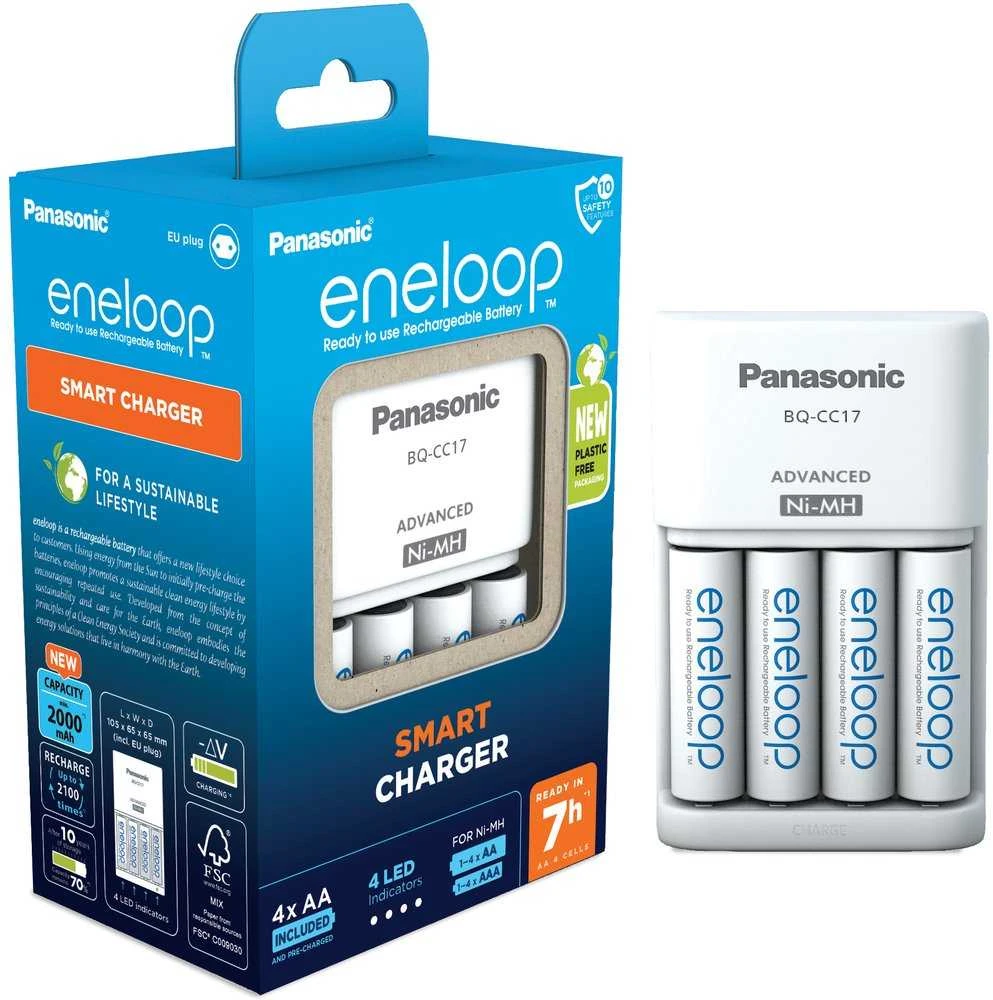 Kroviklis Panasonic ENELOOP K-KJ17MCD40E, 7 val; +(4xAA)