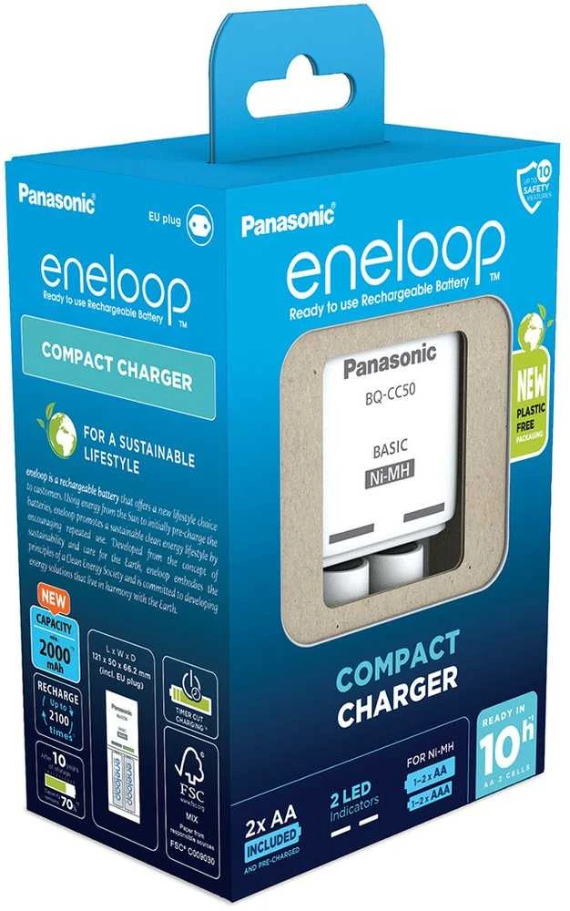 Kroviklis Panasonic ENELOOP K-KJ50MCD20E, 10 val, +(2xAA)