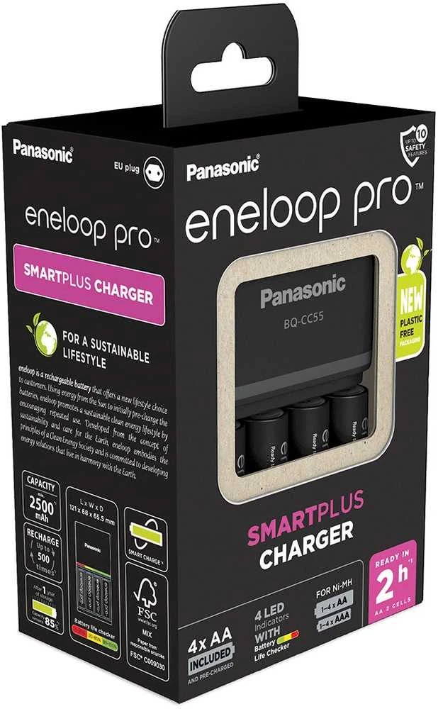 Kroviklis Panasonic ENELOOP Pro K-KJ55HCD40E, 2 val; +(4xAA)