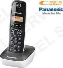Panasonic | Cordless | KX-TG1611FXW | Built-in display | Caller ID | Juodas/Baltas | Phonebook capacity 50 entries | Belaidė jungtis