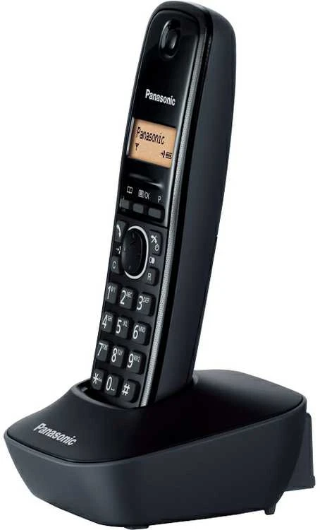 Stacionarus telefonas Panasonic KX-TG1611FHX Belaidis, Juodas