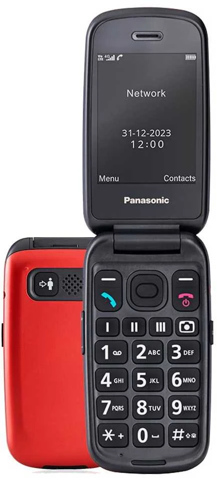 Panasonic KX-TU550EXR 4G Raudona