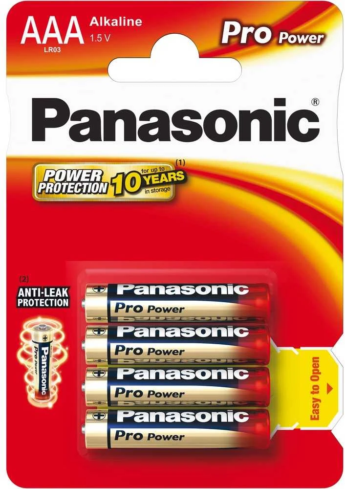 Elementai Panasonic Pro (AAA) 4 vnt. (Nekraunama)