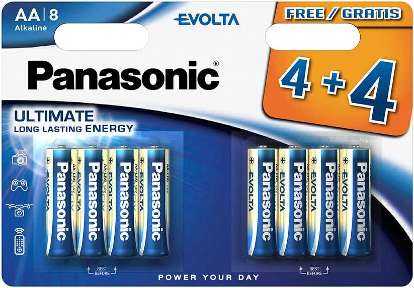 Panasonic Batteries „Panasonic Evolta“ akumuliatorius LR6EGE/8B (4+4)