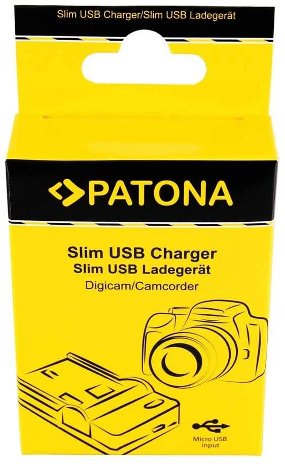 Fotoaparato įkroviklis Patona PATONA 151652 akumuliatoriaus įkroviklis Skaitmeninio fotoaparato akumuliatorius USB