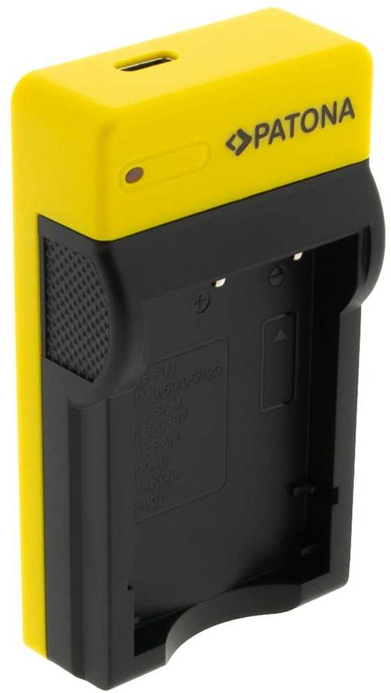 Patona charger for Photo Fuji NP-40/NP-60/NP-95/NP-120, slim, USB