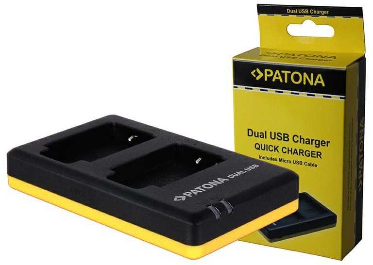 Įkroviklis do aparatu Patona PATONA 01953 kroviklis akumulatorów Akumuliatorius aparatu cyfrowego USB