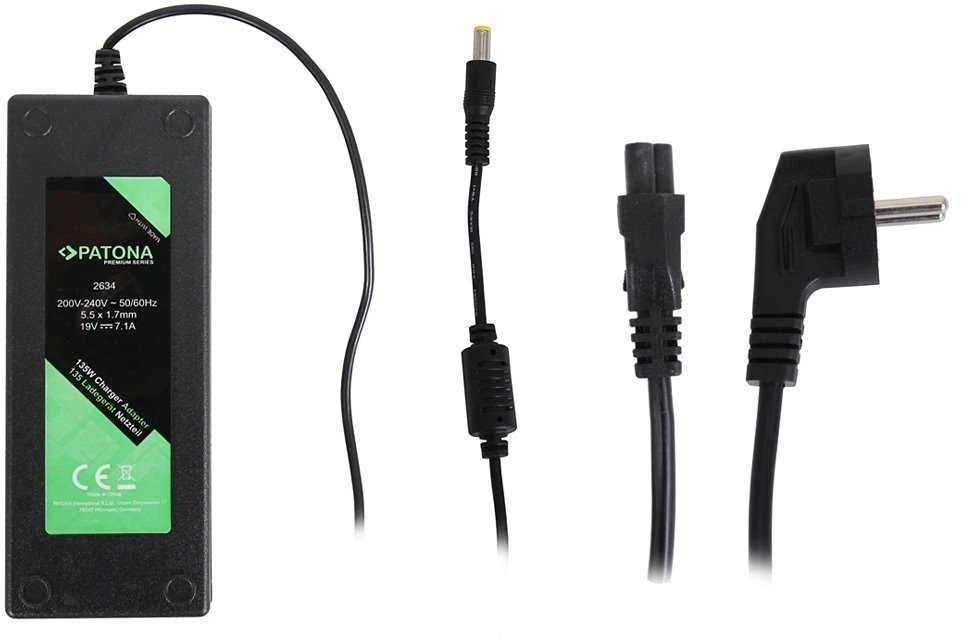 PATONA maitinimo adapteris į ntb 19V/7,1A 135W jungtį 5,5x1,7mm ACER PREMIUM