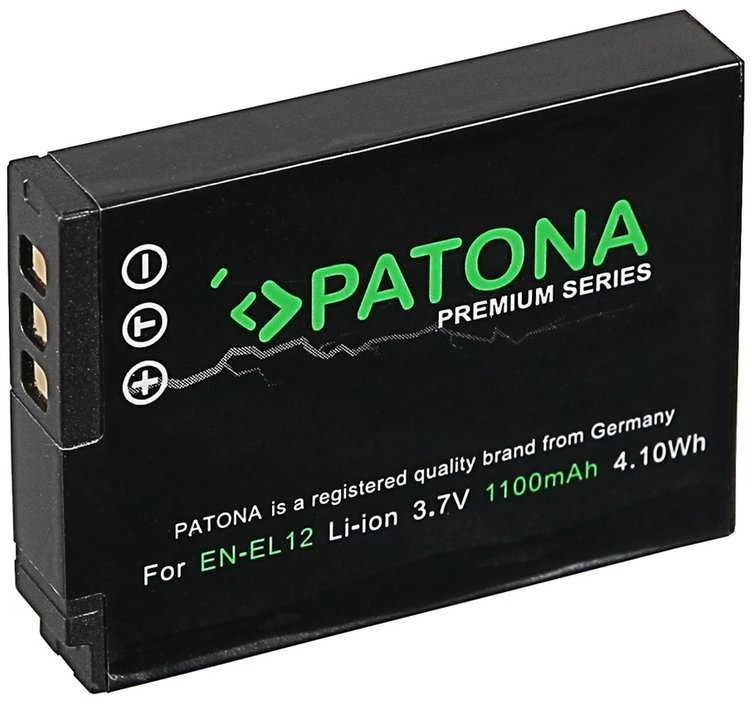 Akumuliatorius Patona Fotobaterie pro Nikon EN-EL12 1000mAh Li-Ion Premium - PT1168