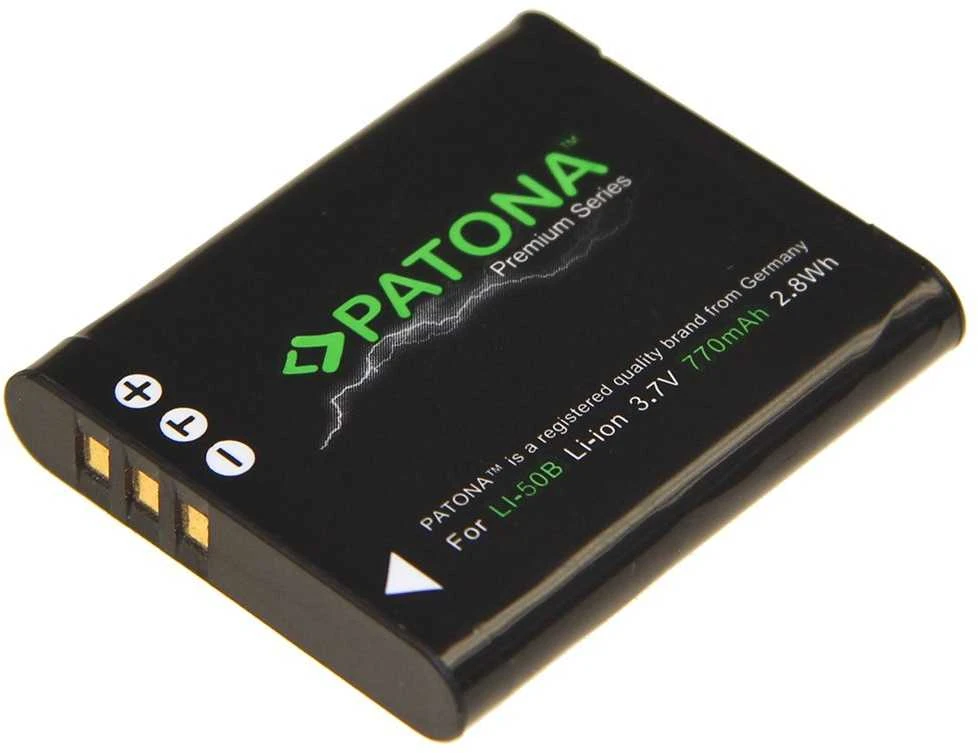Patona Premium PT1199 – Olympus LI-50B 770 mAh ličio jonų