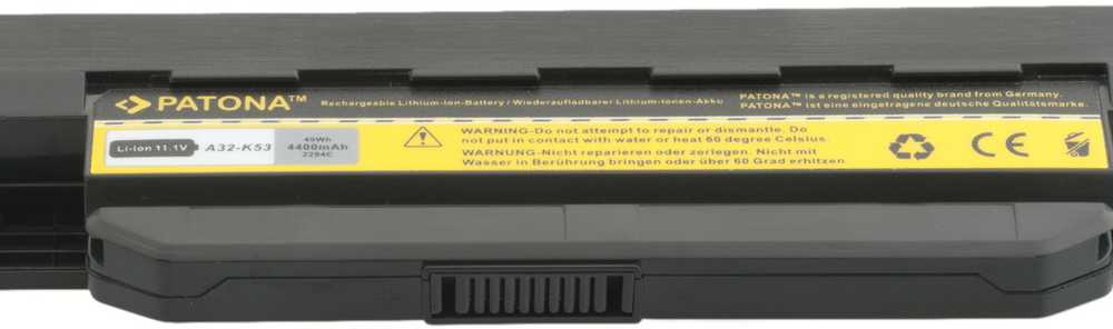 Bateria Patona Pro do Asus A32-K53 4400mAh 11.1V (PT2294)