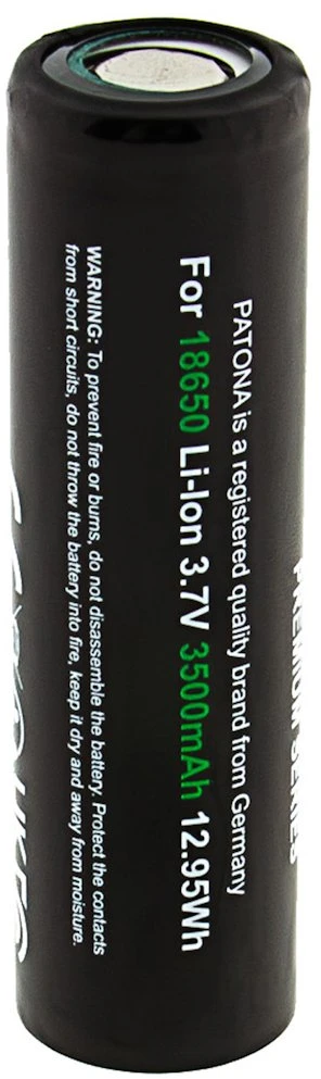 Akumuliatorius 18650 3.7V 3500mAh 4.875A Li-Ion be PCM apsaugos LG INR18650F1L PATONA