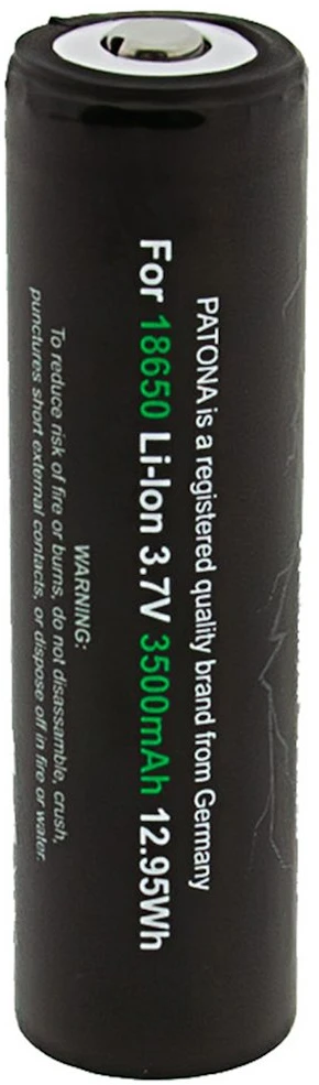 Akumulatorius patona premium pa-la-6516 18650 mygtuko viršus 3350mah, 3,7v, li-io