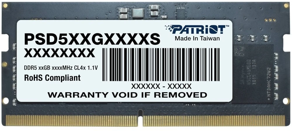 Patriot DDR5 SODIMM atminties modulis
