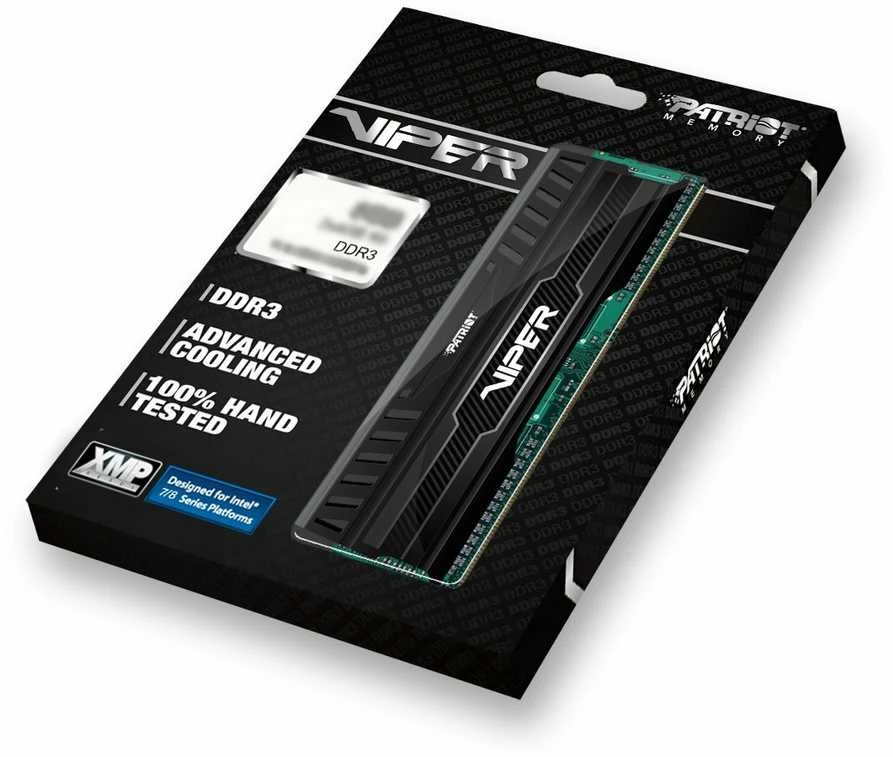 PATRIOT atmintis 16 GB (2 x 8 GB) PC3-12800 (1600 MHz) rinkinys - 16 GB - 2 x 8 GB - DDR3 - 1600 MHz - 240 kontaktų DIMM