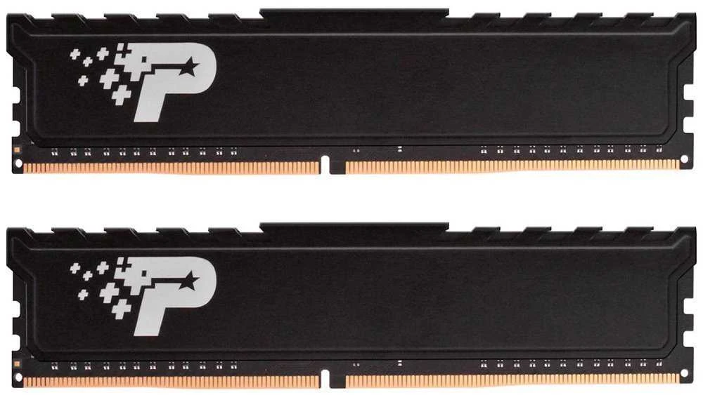 Operatyvioji atmintis (RAM)  RAM PATRIOT SL Premium DDR4 16GB 3200MHz UDIMM KIT su HS 2x8GB