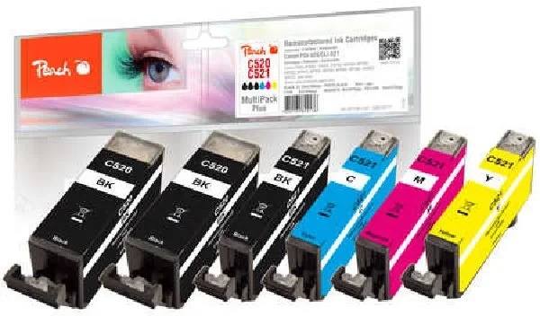 Peach PGI-520 MultiPack Plus alternatyvi rašalo kasetė