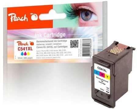 Peach Persikų C541XL spalva, suderinama su Canon CL-541XL