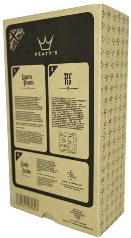PEATY'S GIFT PACK - WASH PROTECT LUBRICATE