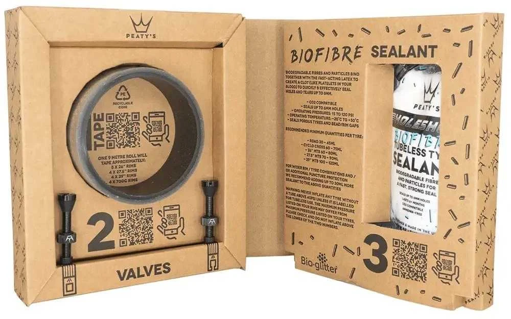 PEATY'S HOLESHOT TUBELESS KONVERSIJOS RINKINYS 37 MM (ENDURO / DH (PLATAUS))