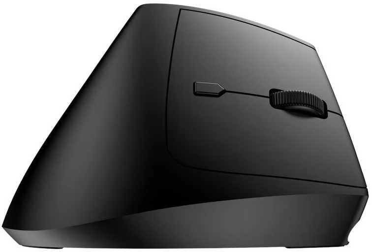 Pelė C-Tech C-TECH Myś VEM-15, vertikalus, belaidė, BT5.0 + 2,4GHz, 1600DPI, baterie 400 mAh, juoda