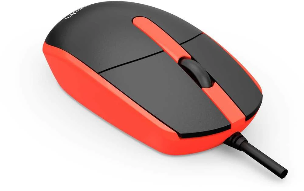 Pelė C-Tech C-TECH Myś WM-10 juoda/raudona USB