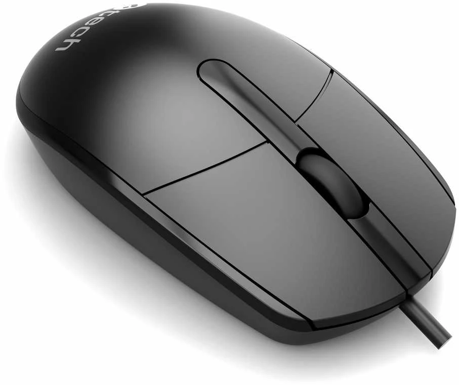 C-TECH WM-10 pelė, USB, juoda
