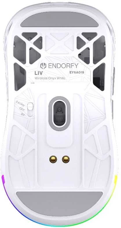 ENDORFY LIV Wireless Onyx Baltas Pelė žaidimams (EY6A019)