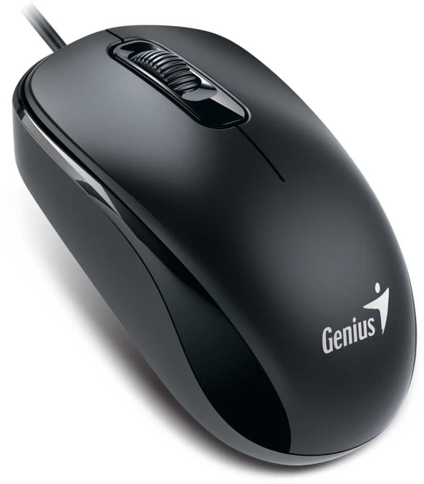 Genius DX-110 Pelė su laidu, juoda, 1200DPI, USB-C
