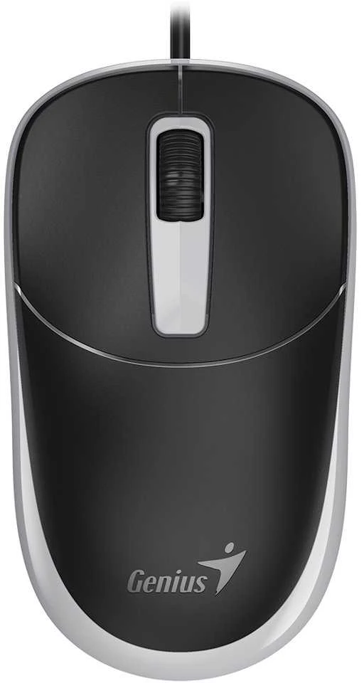 Genius DX-123 Pelė su laidu, juoda-pilka, 1200DPI