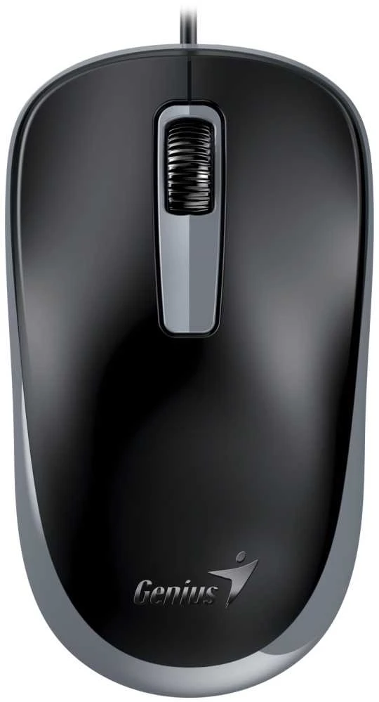 Genius DX-125S Pelė su laidu, juoda-pilka, 1200DPI