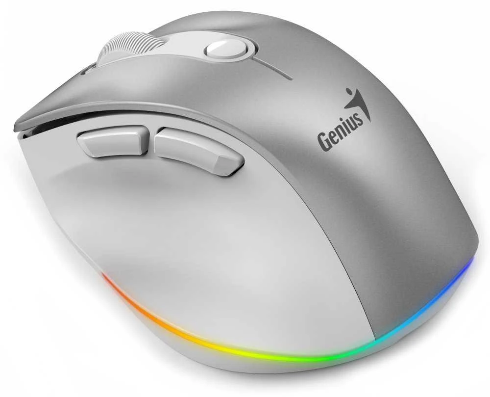 Pelė Genius Ergo 9000S Pro Sidabrinė (31030039402)