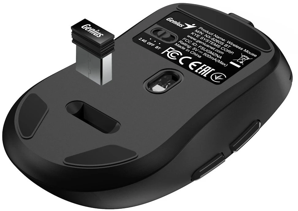 Genius NX-8260S Bevielė pelė, juoda, 2400DPI