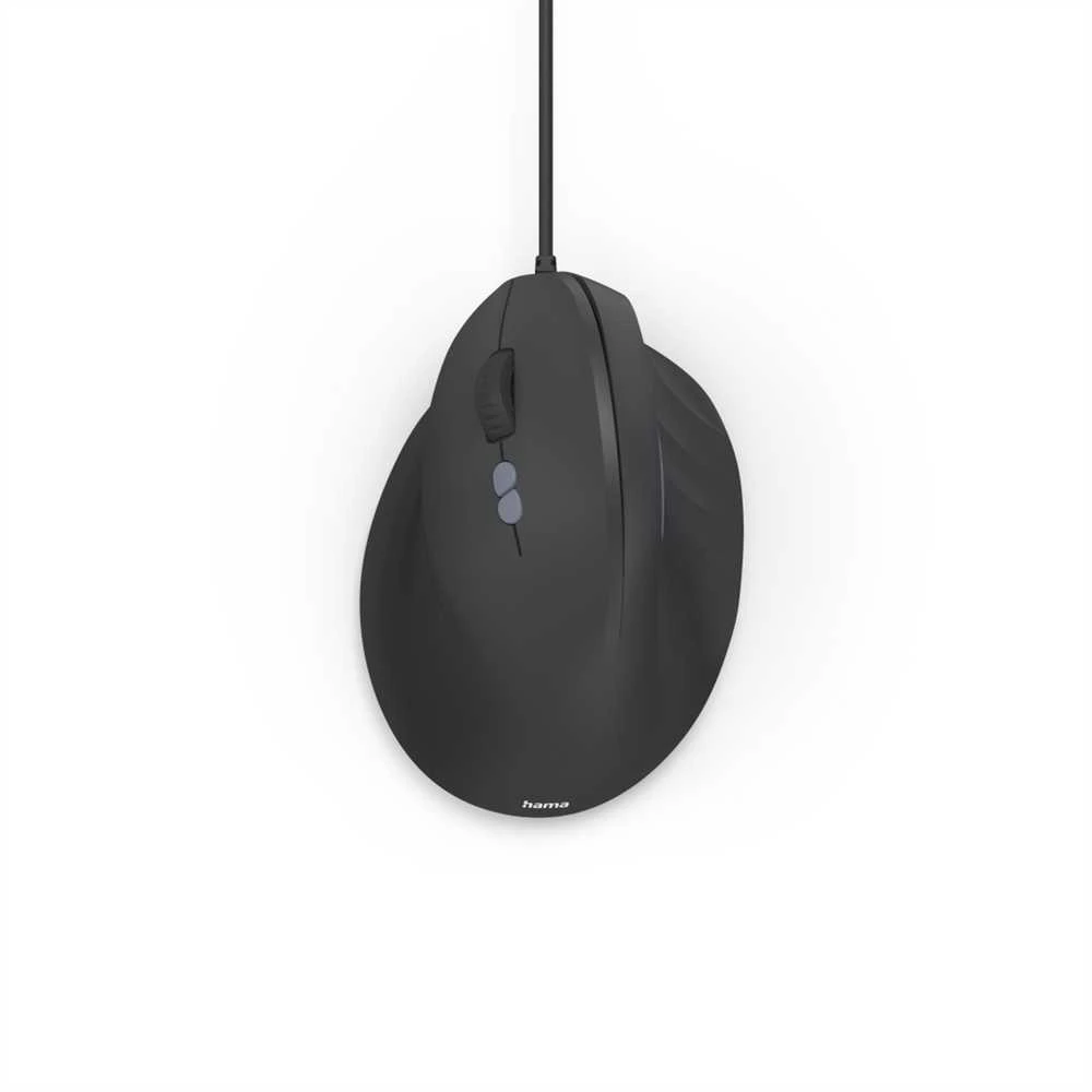Hama ECM-500 vertikali pelė kairiarankiams, su laidu, juoda