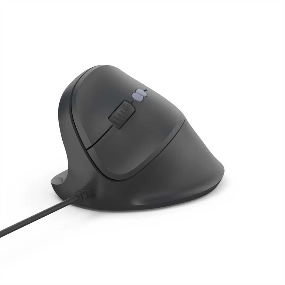 Hama ECM-500 vertikali pelė kairiarankiams, su laidu, juoda