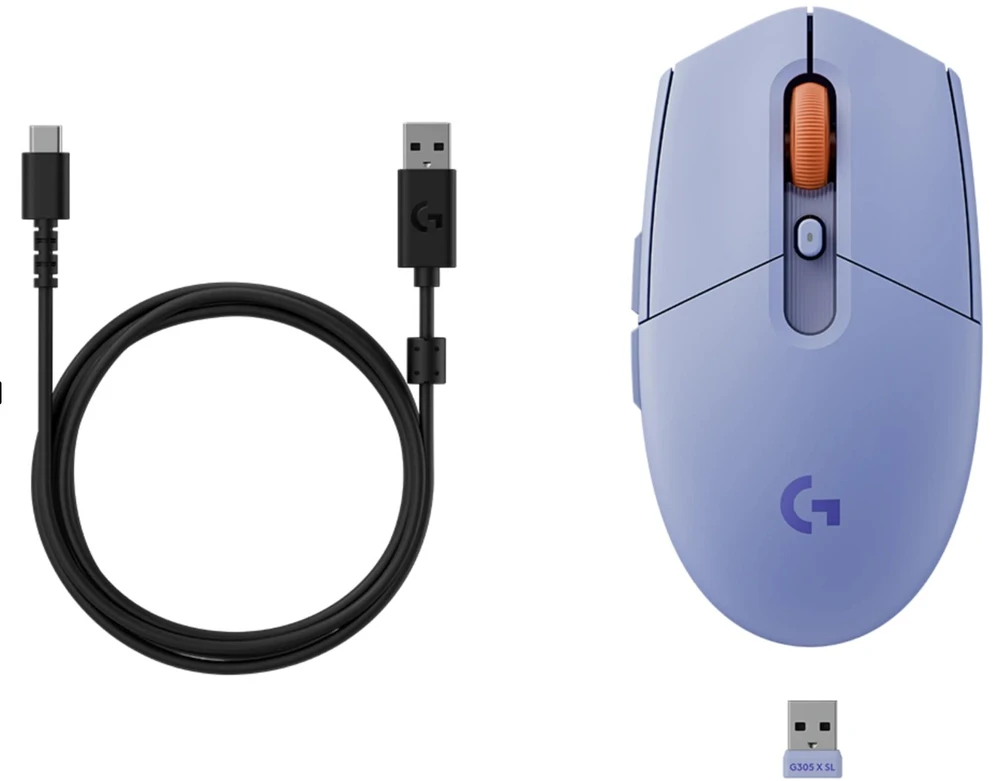 Pelė Logitech G305 X Superlight Violetinis