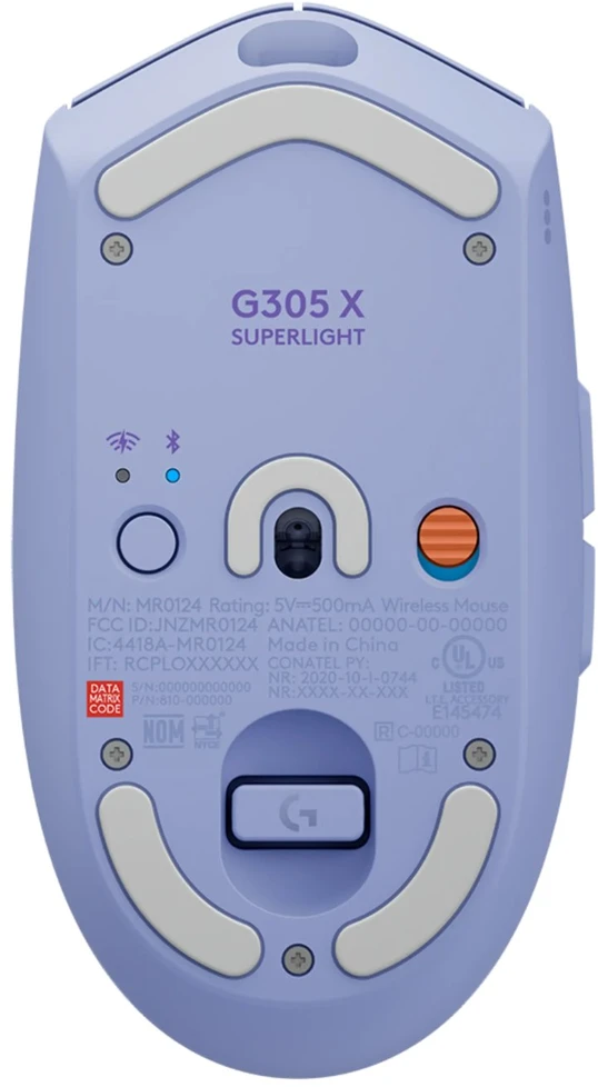 Pelė Logitech G305 X Superlight Violetinis