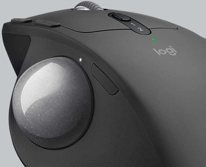 Logitech - MX Ergo S pažangus belaidis kamuoliukas, juodas