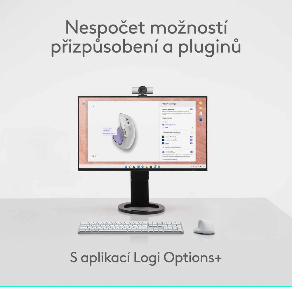 Pelė LOGITECH MX Master 4 for Mac - Baltas Sidabrinis - BT - EMEA28i-935