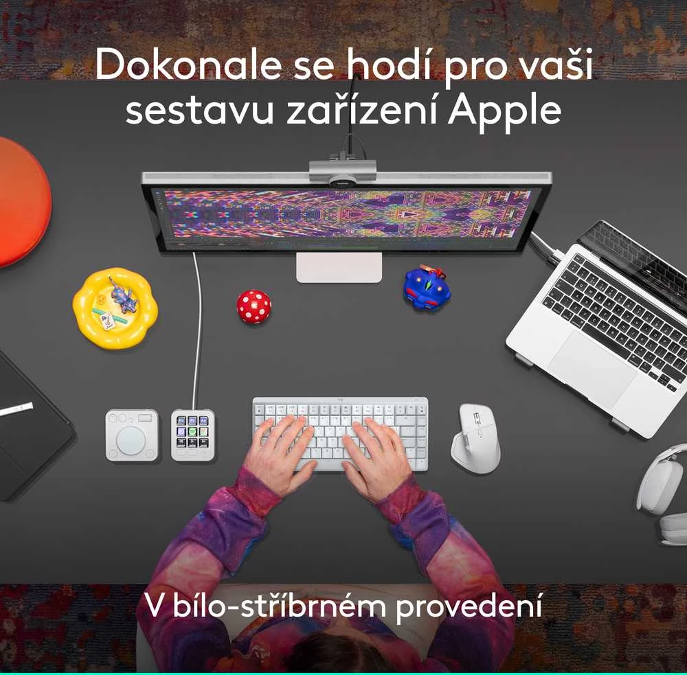 Pelė LOGITECH MX Master 4 for Mac - Baltas Sidabrinis - BT - EMEA28i-935