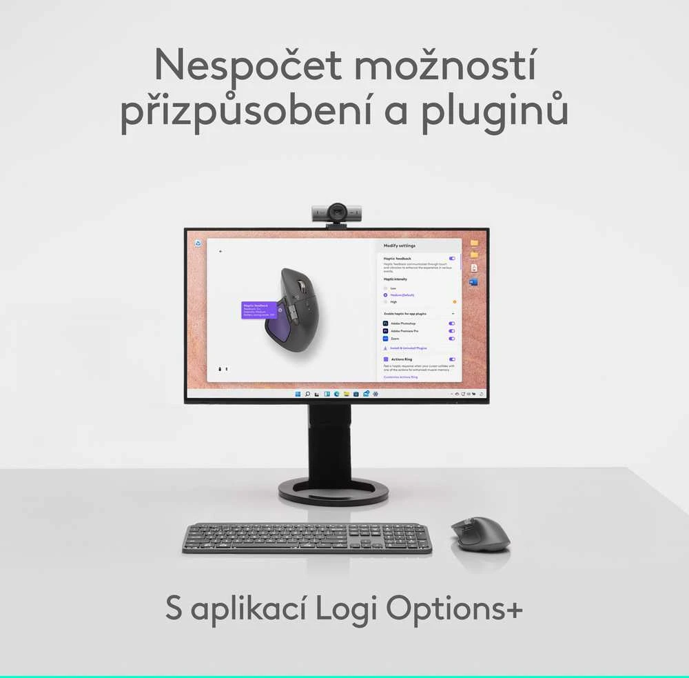 Pelė LOGITECH MX Master 4, skirta „Mac“ – SPACE Juodas – BT – EMEA28i-935